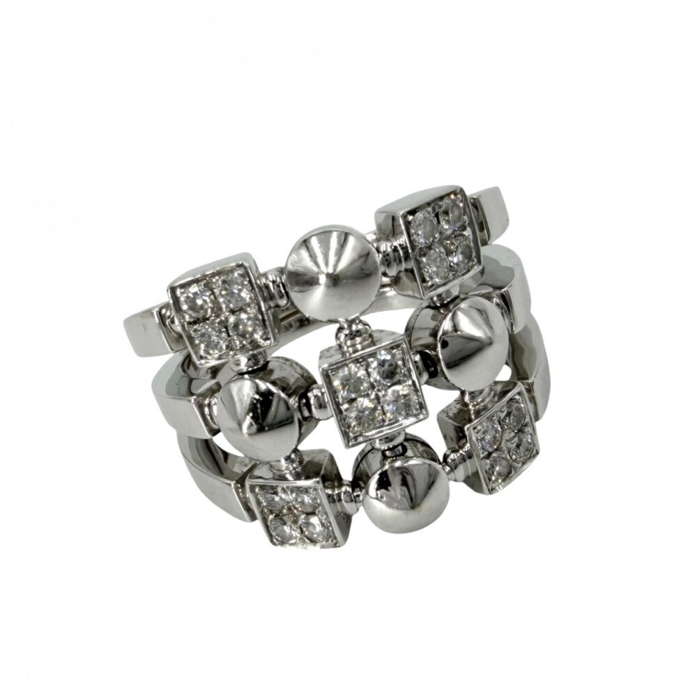 BVLGARI 18k Silver Diamond Ring